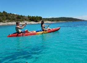 Sea Kayaking Blue Lagoon from Trogir