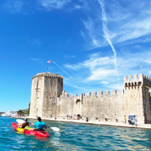 Kayaking-castle-trogir