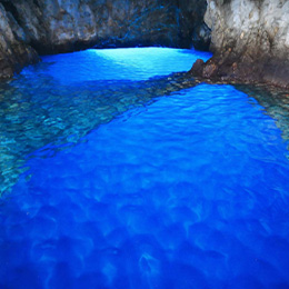 Blaue Grotte in Kroatien