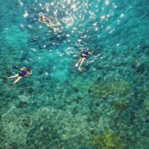 Swiming in Blue Lagoon